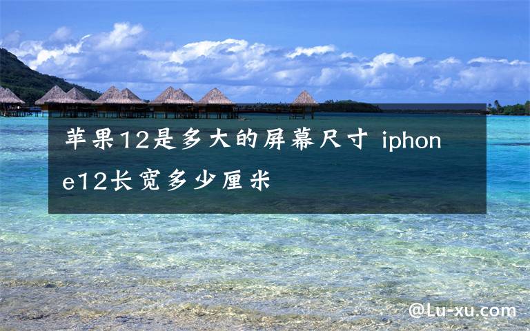 苹果12是多大的屏幕尺寸 iphone12长宽多少厘米文章配图