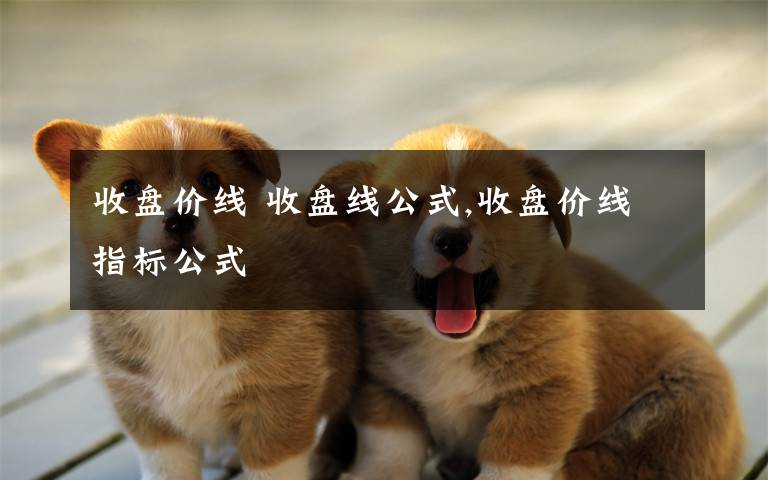 收盘价线 收盘线公式,收盘价线指标公式文章配图