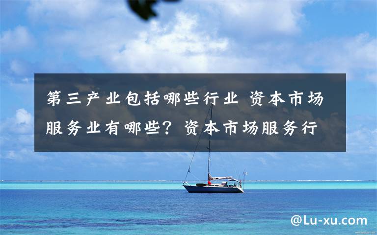 第三产业包括哪些行业 资本市场服务业有哪些？资本市场服务行业类型文章配图