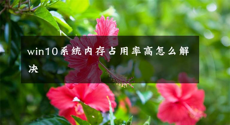 win10系统内存占用率高怎么解决文章配图