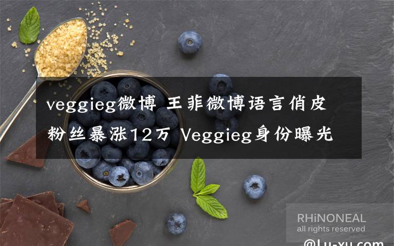 veggieg微博 王菲微博语言俏皮粉丝暴涨12万 Veggieg身份曝光文章配图