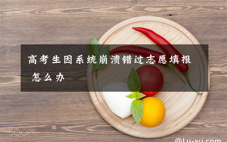 高考生因系统崩溃错过志愿填报 怎么办文章配图