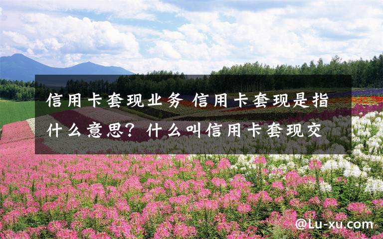 信用卡套现业务 信用卡套现是指什么意思？什么叫信用卡套现交易文章配图