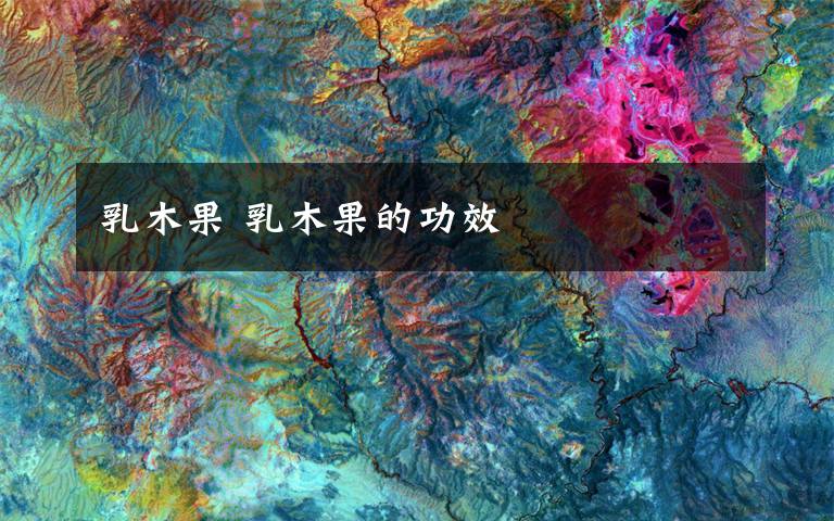 乳木果 乳木果的功效文章配图