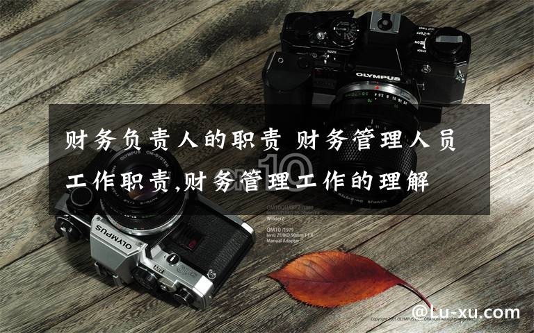 财务负责人的职责 财务管理人员工作职责,财务管理工作的理解文章配图