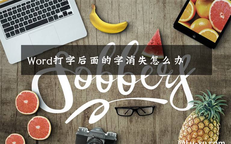 Word打字后面的字消失怎么办文章配图