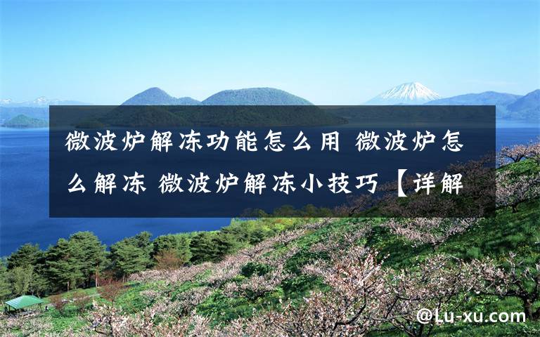 微波炉解冻功能怎么用 微波炉怎么解冻 微波炉解冻小技巧【详解】文章配图