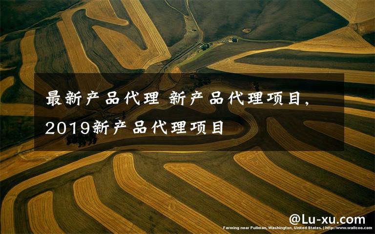最新产品代理 新产品代理项目,2019新产品代理项目文章配图