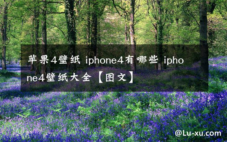 苹果4壁纸 iphone4有哪些 iphone4壁纸大全【图文】文章配图