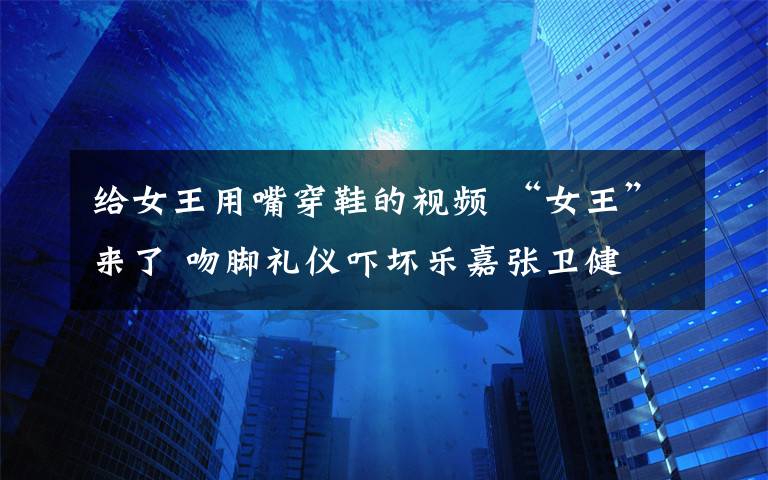 给女王用嘴穿鞋的视频 “女王”来了 吻脚礼仪吓坏乐嘉张卫健文章配图