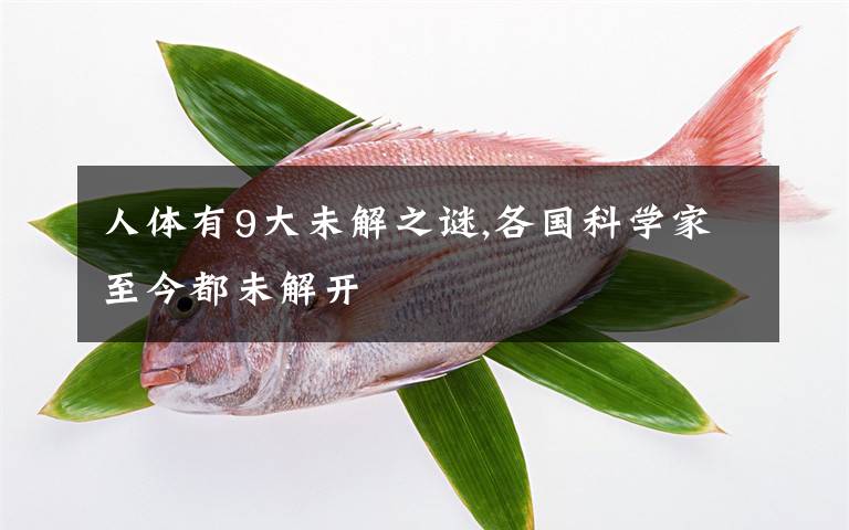人体有9大未解之谜,各国科学家至今都未解开文章配图