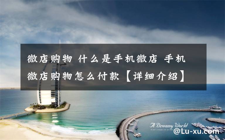微店购物 什么是手机微店 手机微店购物怎么付款【详细介绍】文章配图