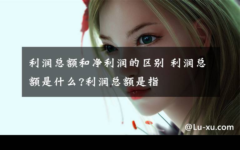 利润总额和净利润的区别 利润总额是什么?利润总额是指文章配图