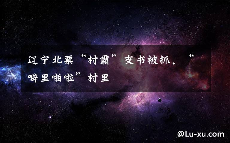 辽宁北票“村霸”支书被抓，“噼里啪啦”村里文章配图