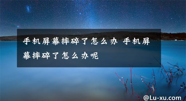 手机屏幕摔碎了怎么办 手机屏幕摔碎了怎么办呢文章配图