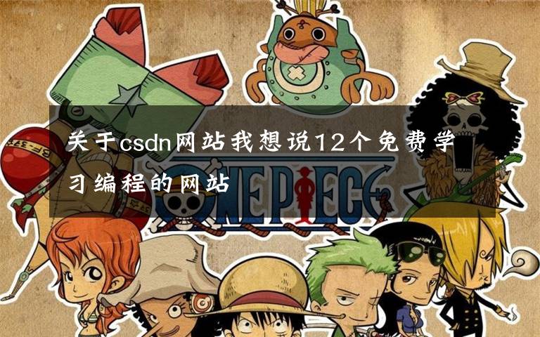 关于csdn网站我想说12个免费学习编程的网站