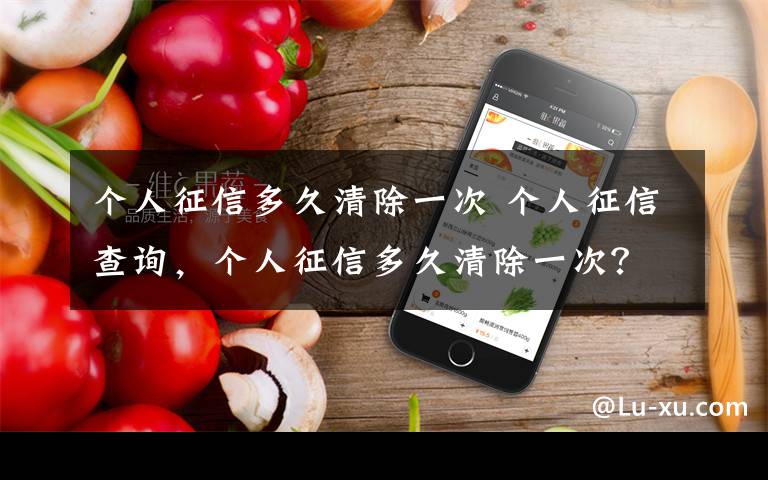 个人征信多久清除一次 个人征信查询，个人征信多久清除一次？文章配图
