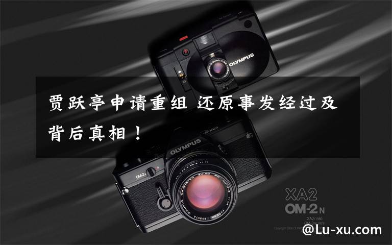 贾跃亭申请重组 还原事发经过及背后真相！文章配图