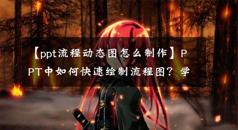 【ppt流程动态图怎么制作】PPT中如何快速绘制流程图？学吧，流程图制作又快又美。文章配图