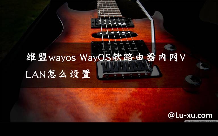 维盟wayos WayOS软路由器内网VLAN怎么设置文章配图