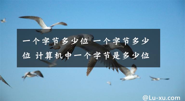 一个字节多少位 一个字节多少位 计算机中一个字节是多少位