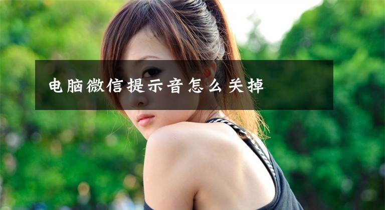 电脑微信提示音怎么关掉文章配图