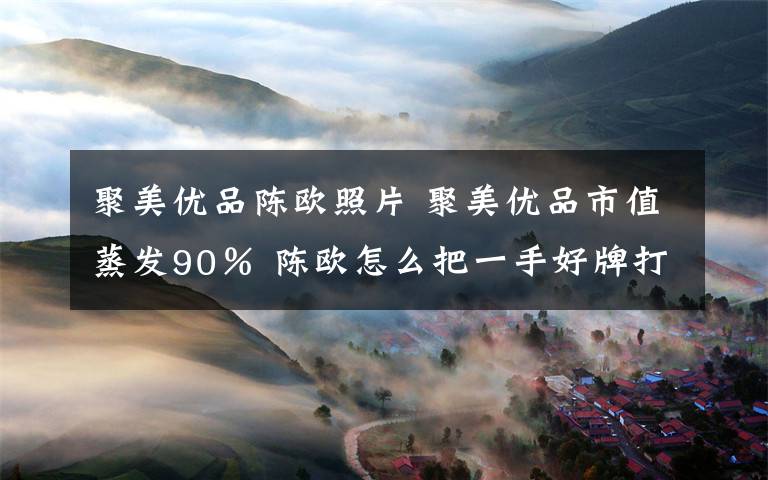 聚美优品陈欧照片 聚美优品市值蒸发90％ 陈欧怎么把一手好牌打烂文章配图