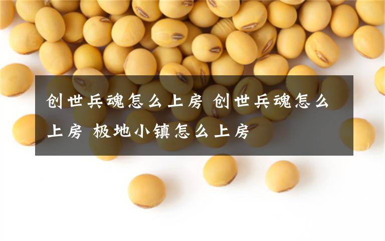 创世兵魂怎么上房 创世兵魂怎么上房 极地小镇怎么上房文章配图