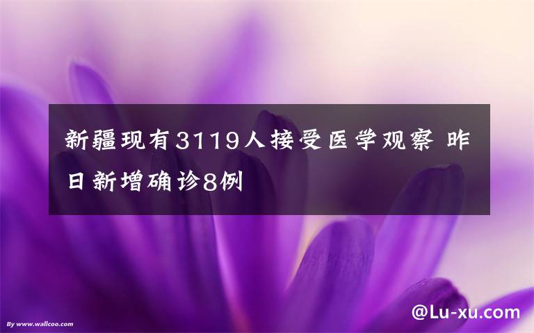 新疆现有3119人接受医学观察 昨日新增确诊8例文章配图