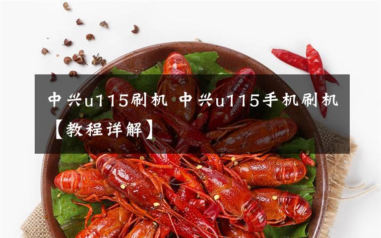 中兴u115刷机 中兴u115手机刷机【教程详解】文章配图