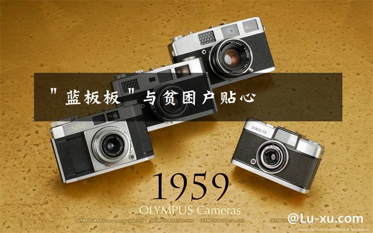 ＂蓝板板＂与贫困户贴心文章配图
