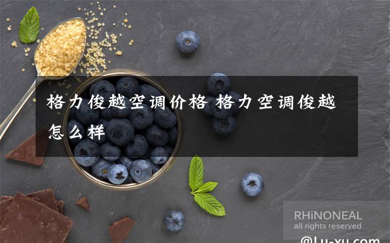 格力俊越空调价格 格力空调俊越怎么样文章配图