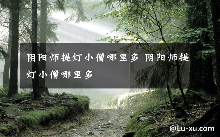 阴阳师提灯小僧哪里多 阴阳师提灯小僧哪里多文章配图