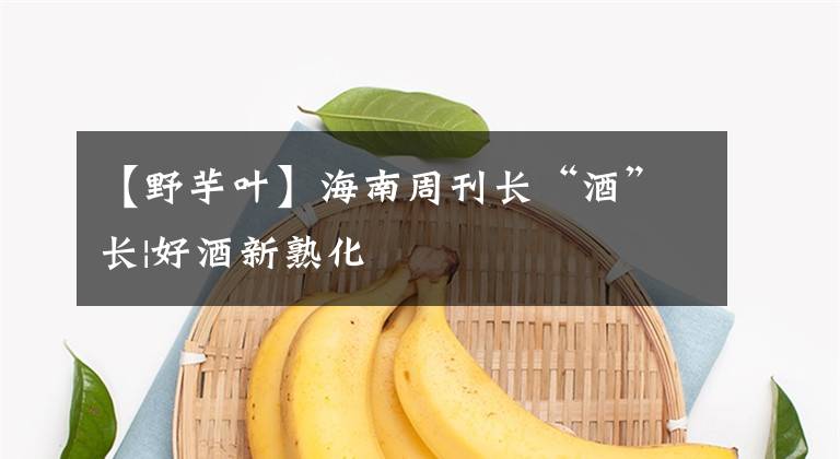 【野芋叶】海南周刊长“酒”长|好酒新熟化文章配图