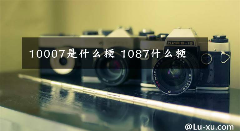 10007是什么梗 1087什么梗