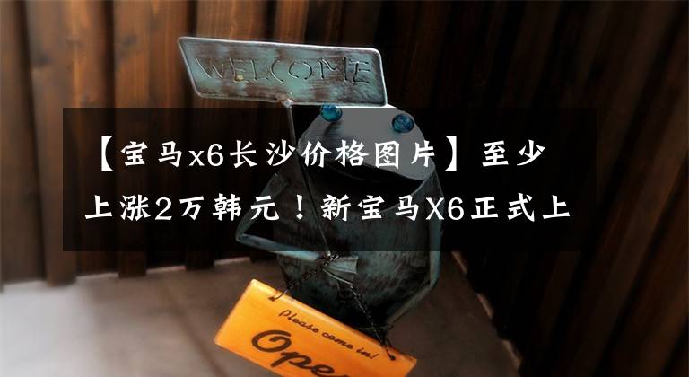 【宝马x6长沙价格图片】至少上涨2万韩元！新宝马X6正式上市、配置调整、售价78.69万件