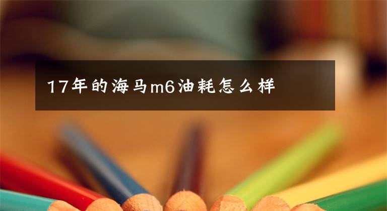 17年的海马m6油耗怎么样文章配图
