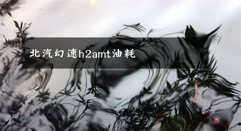 北汽幻速h2amt油耗文章配图