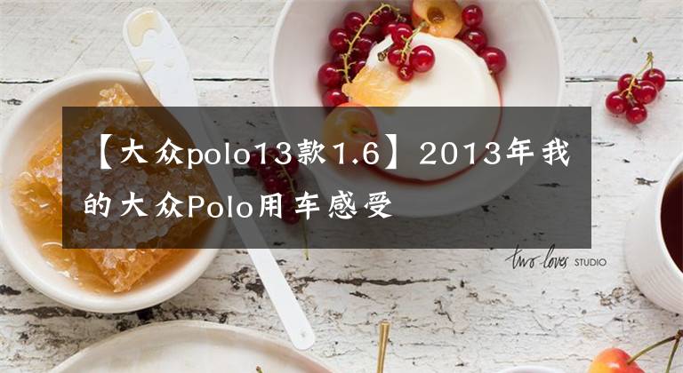 【大众polo13款1.6】2013年我的大众Polo用车感受文章配图