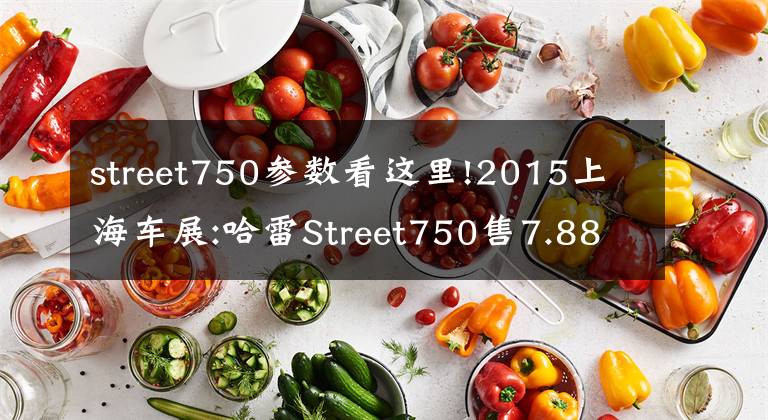 street750参数看这里!2015上海车展:哈雷Street750售7.8888万