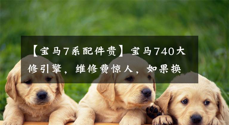 【宝马7系配件贵】宝马740大修引擎，维修费惊人，如果换成油价微胖型，就可以报废汽车。文章配图