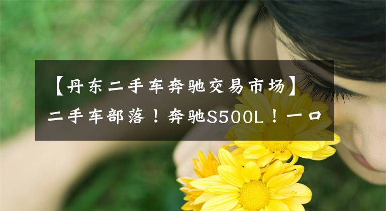 【丹东二手车奔驰交易市场】二手车部落！奔驰S500L！一口价42.50万！