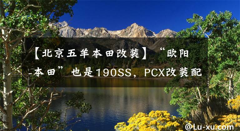 【北京五羊本田改装】“欧阳-本田”也是190SS，PCX改装配件热在线