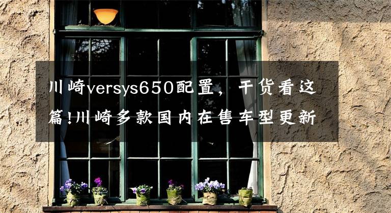 川崎versys650配置，干货看这篇!川崎多款国内在售车型更新2021款新配色，售价4.78w起