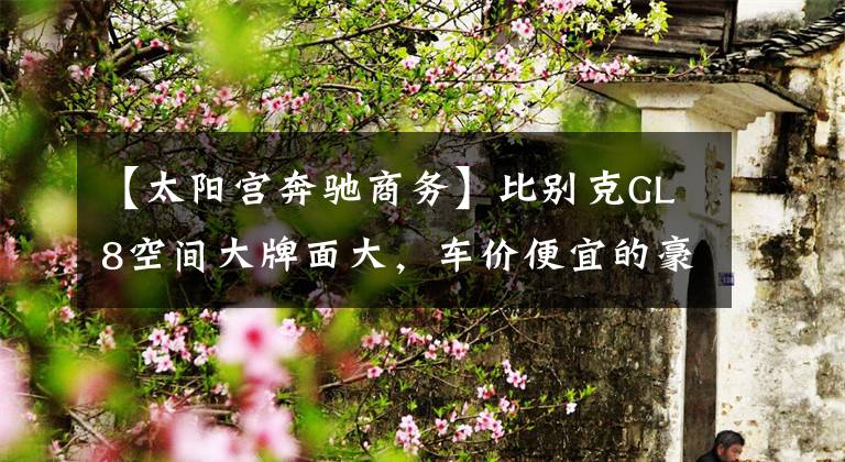 【太阳宫奔驰商务】比别克GL8空间大牌面大，车价便宜的豪华大商务车，实拍奔驰威霆文章配图