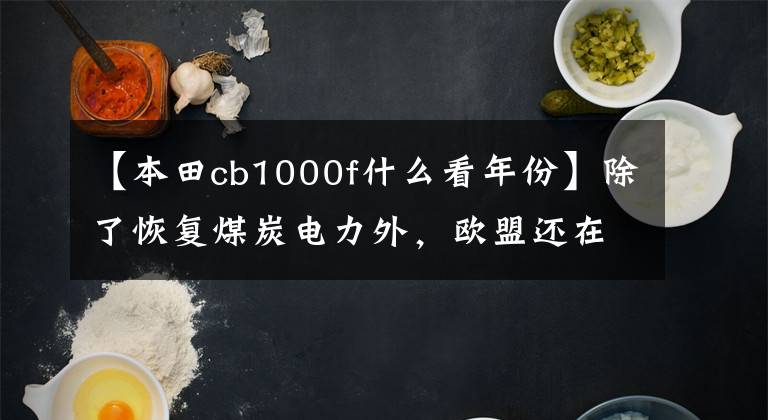 【本田cb1000f什么看年份】除了恢复煤炭电力外，欧盟还在利用中国光复产业缓冲压力|神经智库