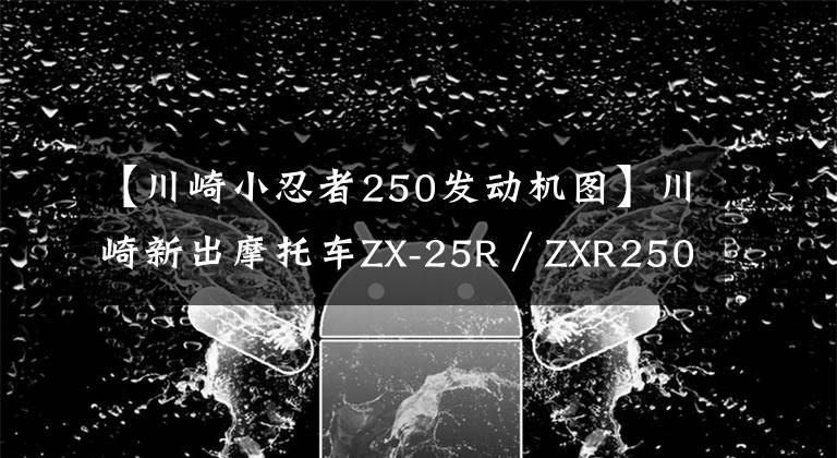 【川崎小忍者250发动机图】川崎新出摩托车ZX-25R／ZXR250差异比较-发动机篇，250cc四缸