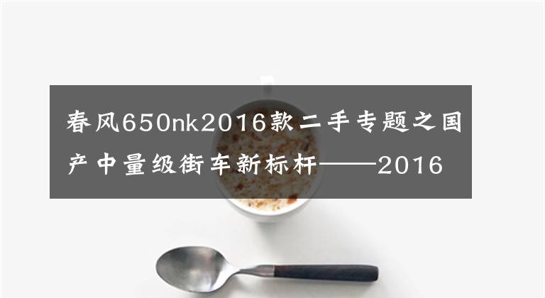 春风650nk2016款二手专题之国产中量级街车新标杆——2016款春风 650NK