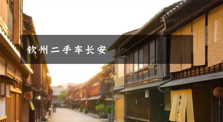 钦州二手车长安文章配图