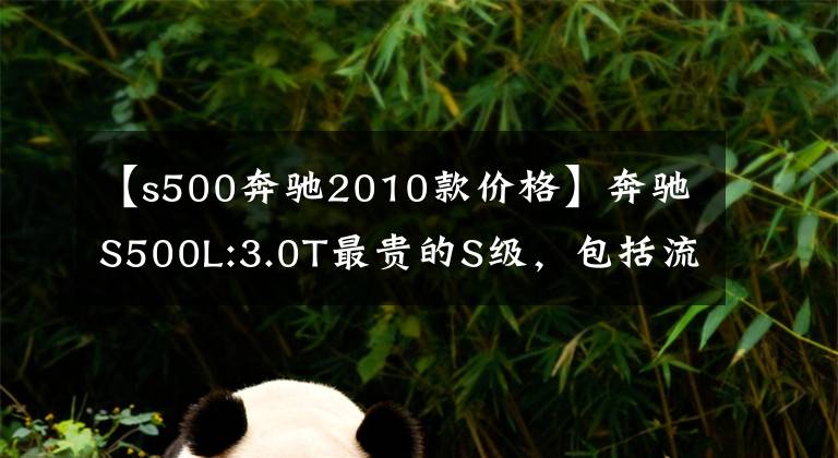 【s500奔驰2010款价格】奔驰S500L:3.0T最贵的S级，包括流星雨数字前照灯，着陆200万人以上。